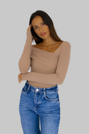 TOP ALFONSA BEIGE