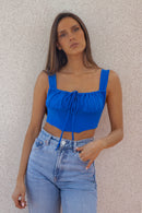 TOP ESTER AZUL