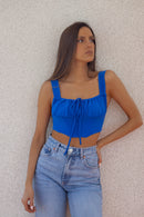 TOP ESTER AZUL