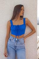 TOP ESTER AZUL