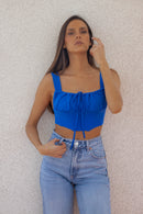 TOP ESTER AZUL