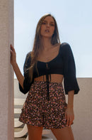 NORTH PRINT BLACK