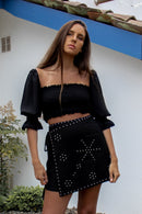 FALDA CLARISA NEGRA