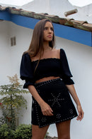 FALDA CLARISA NEGRA