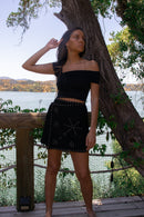 FALDA CLARISA NEGRA
