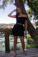 FALDA CLARISA NEGRA