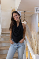 TOP GRACIELA NEGRO