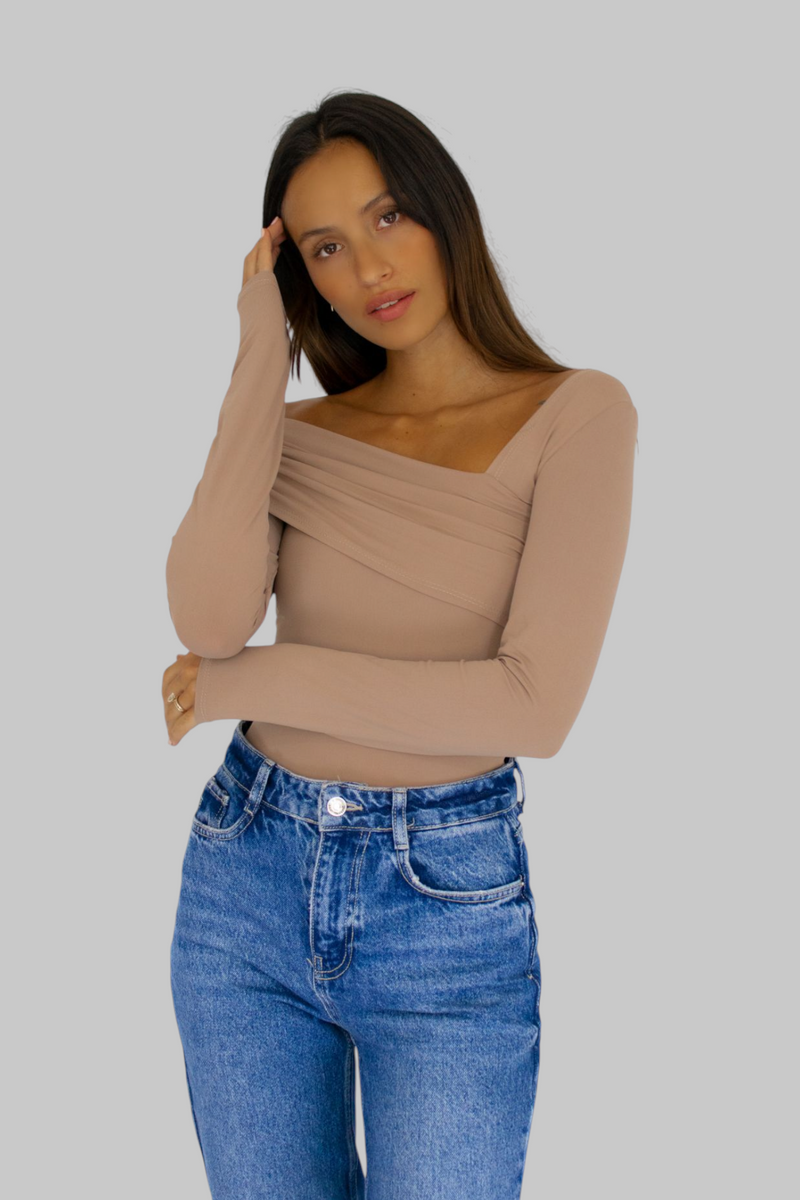 TOP ALFONSA BEIGE