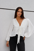 BLUSA CERDEÑA BLANCA