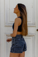 SHORT MARA TACHAS NEGRO