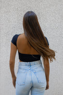 TOP FEDERICA MANGA CORTA BLACK