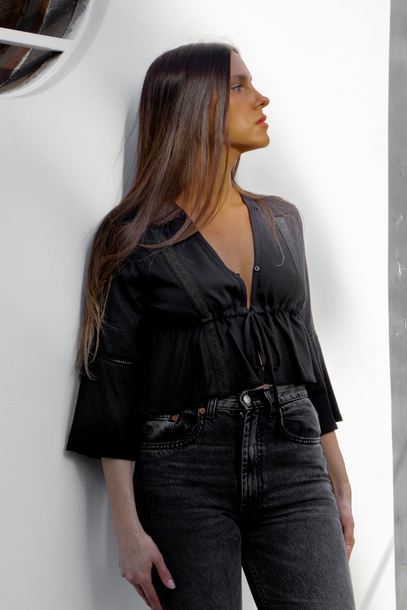 BLUSA JOSEFINA NEGRO