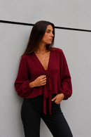 BLUSA CERDEÑA BURDEO